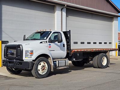 2021 Ford F-750 Regular Cab DRW 4x2 Bedrock Flatbed Truck for sale #UH851 - photo 1