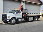 2019 Ford F-750 Regular Cab DRW 4x2 Palfinger Flatbed Truck for sale #UH857 - photo 1