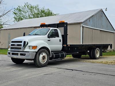2015 Ford F-650 Regular Cab DRW 4x2 Palfinger Flatbed Truck for sale #UH872 - photo 1