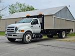 2015 Ford F-650 Regular Cab DRW 4x2 Palfinger Flatbed Truck for sale #UH872 - photo 1