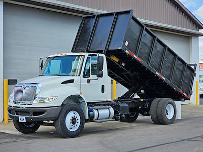 Used 2015 International DuraStar 4300 Day Cab Western Truck Fab Landscape Dump for sale #UH880 - photo 1