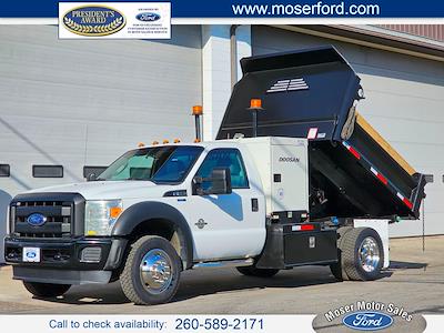 Used 2014 Ford F-550 Regular Cab 4x4 Crysteel Dump Truck for sale #UH886 - photo 1