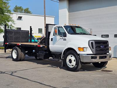 2012 Ford F-650 Regular Cab DRW 4x2 Flatbed Truck for sale #UH889 - photo 1