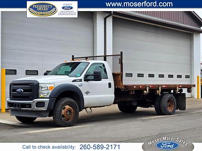 2013 Ford F-550 Regular Cab DRW 4x4 Knapheide Flatbed Truck for sale #UH891 - photo 1