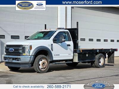 Used 2019 Ford F-550 Regular Cab Flatbed Truck for sale #UH913 - photo 1