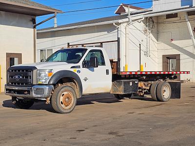 Used 2013 Ford F-550 Regular Cab Steel Flatbed Truck for sale #UH952 - photo 1
