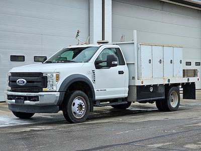 Used 2018 Ford F-550 Regular Cab Steel Flatbed Truck for sale #UH973 - photo 1