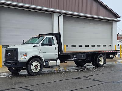 Used 2017 Ford F-750 Regular Cab Steel Flatbed Truck for sale #UH979 - photo 1