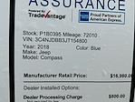 Used 2018 Jeep Compass Latitude 4x4 SUV for sale #P1B0395 - photo 30