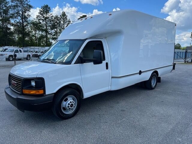 Used 2015 GMC Savana 3500 Box Truck for sale in Angier, NC #ATC9362