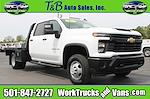 Used 2024 Chevrolet Silverado 3500 Work Truck Crew Cab 4WD Flatbed Truck for sale #F4922 - photo 1