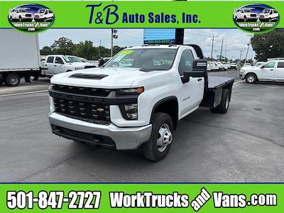 Used 2023 Chevrolet Silverado 3500 Work Truck Regular Cab 4WD Flatbed Truck for sale #F4960 - photo 1