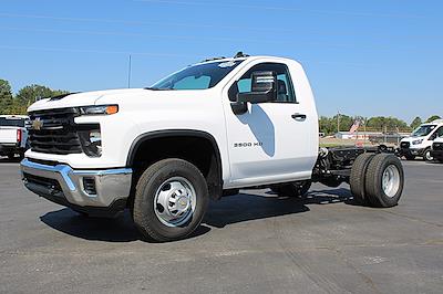 Used 2024 Chevrolet Silverado 3500 Work Truck Regular Cab 4WD Cab Chassis for sale #F5136 - photo 1