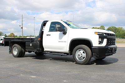 Used 2021 Chevrolet Silverado 3500 Work Truck Regular Cab Flatbed Truck for sale #F5144 - photo 1