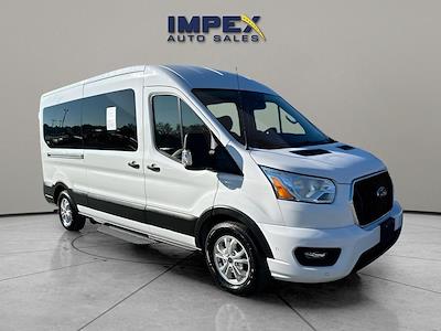 Used 2021 Ford Transit 350 XLT 15 Passenger Medium Roof RWD Passenger Van for sale #1FV0572 - photo 1
