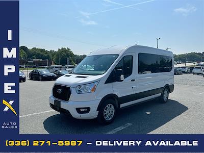 Used 2021 Ford Transit 350 XLT Medium Roof RWD Passenger Van for sale #1FV0673 - photo 1