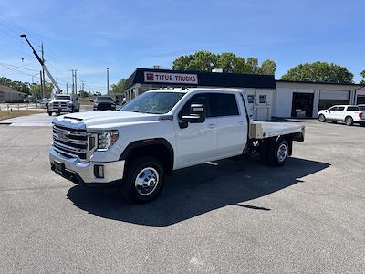 Used 2022 GMC Sierra 3500 SLE Crew Cab 4x4 Flatbed Truck for sale #TB5013 - photo 1