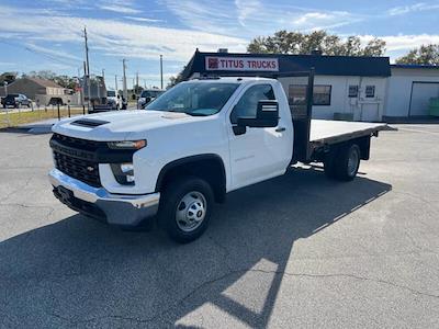 Used 2020 Chevrolet Silverado 3500 Work Truck Regular Cab Flatbed Truck for sale #TD4065 - photo 1