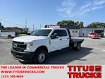 Used 2020 Ford F-350 XL Crew Cab 4x4 9' 4" Bedrock Flatbed Truck for sale #TE3086 - photo 1