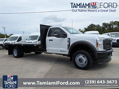 2024 Ford F-550 Regular Cab DRW 4WD Flatbed Truck for sale #RDA37421 - photo 1