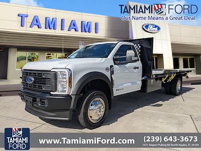 2025 Ford F-450 Regular Cab DRW RWD Premier Truck Center Flatbed Truck for sale #SDA00078 - photo 1