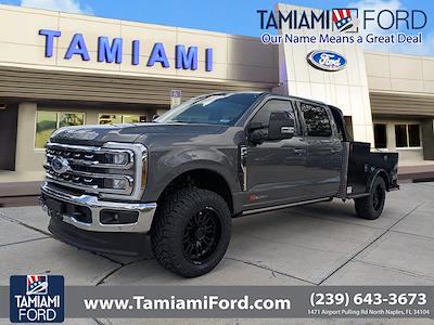 New 2025 Ford F-350 Lariat Crew Cab 4WD Flatbed Truck for sale #SEC70247 - photo 1
