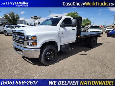 2024 Chevrolet Silverado 5500 Regular Cab DRW RWD Knapheide Flatbed Truck for sale #QCH240796 - photo 1