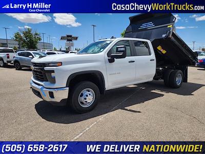 New 2024 Chevrolet Silverado 3500 Crew Cab 4WD 9' Monroe Truck Equipment Steel Dump Truck for sale #QCH240868 - photo 1