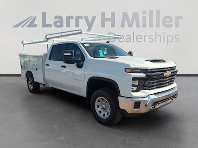 New 2024 Chevrolet Silverado 3500 8' Reading Service Body with Rack Crew Cab 4WD Reading Service Truck for sale #QCHB240711 - photo 1