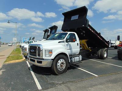 Used 2016 Ford F-750 Base 16' Contractor Bed & Hoist Regular Cab 4x2 Dump Truck for sale #FT90393 - photo 1