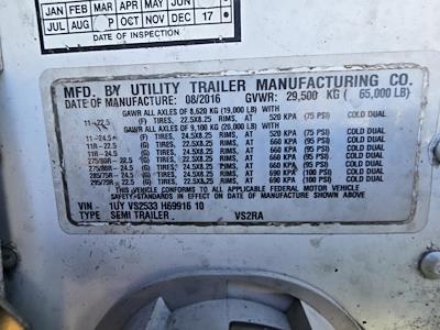 Used 2017 Utility Trailer VS2RA 53/162/102 53' Refrigerated Trailer #668035 for sale #668035 - photo 9