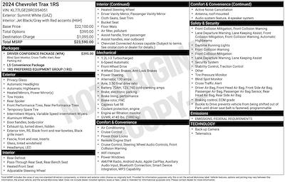 2024 Chevrolet Trax FWD SUV for sale #C33245 - photo 2