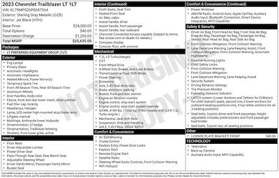 Used 2023 Chevrolet Trailblazer LT for sale #C33560 - photo 1