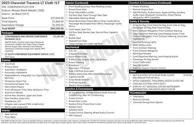 Used 2023 Chevrolet Traverse LT for sale #C33569 - photo 1