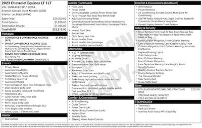 Used 2023 Chevrolet Equinox LT for sale #C33655 - photo 2