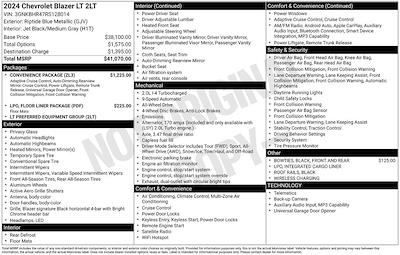 Used 2024 Chevrolet Blazer LT for sale #CT88949A - photo 1