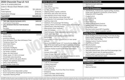 Used 2020 Chevrolet Trax LS for sale #Z33572 - photo 2