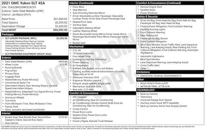 Used 2021 GMC Yukon SLT for sale #ZS87019A - photo 2