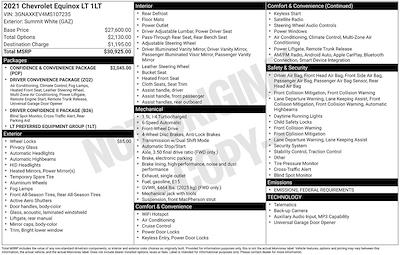 2021 Chevrolet Equinox FWD SUV for sale #ZT87720A - photo 2