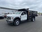 2024 Ford F-450 Regular Cab DRW RWD, PJ's Stake Bed for sale #F30677 - photo 3