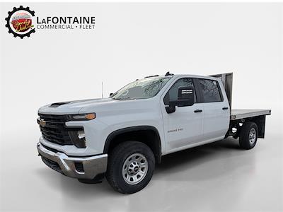 New 2024 Chevrolet Silverado 3500 Work Truck Crew Cab 4x4 8' 9" Knapheide Flatbed Truck for sale #24PC3046 - photo 1