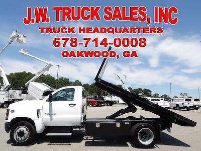 Used 2023 Chevrolet Silverado 6500 Flatbed Dump Truck for sale #R-31878 - photo 1