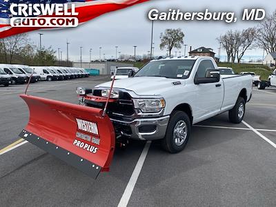 2024 Ram 3500 Regular Cab 4x4, Western Snowplow Plow Truck for sale #J241264 - photo 1