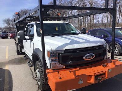 Used 2022 Ford F-550 Crew Cab 4x4 Flatbed Truck for sale #5-1917-IN - photo 2
