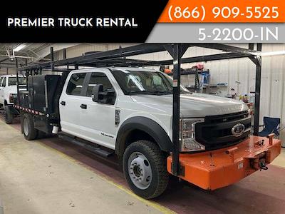 Used 2022 Ford F-550 Crew Cab 4x4 Flatbed Truck for sale #5-2200-IN - photo 1