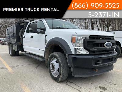 Used 2022 Ford F-550 Crew Cab 4x4 Flatbed Truck for sale #5-2371-IN - photo 1