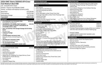 New 2026 GMC Sierra 2500 AT4 Crew Cab for sale #175281X - photo 2