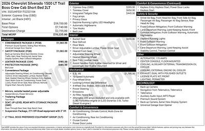 New 2026 Chevrolet Silverado 1500 - photo 1