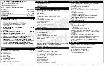 New 2026 Chevrolet Tahoe - photo 1