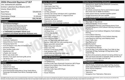 New 2026 Chevrolet Equinox - photo 1